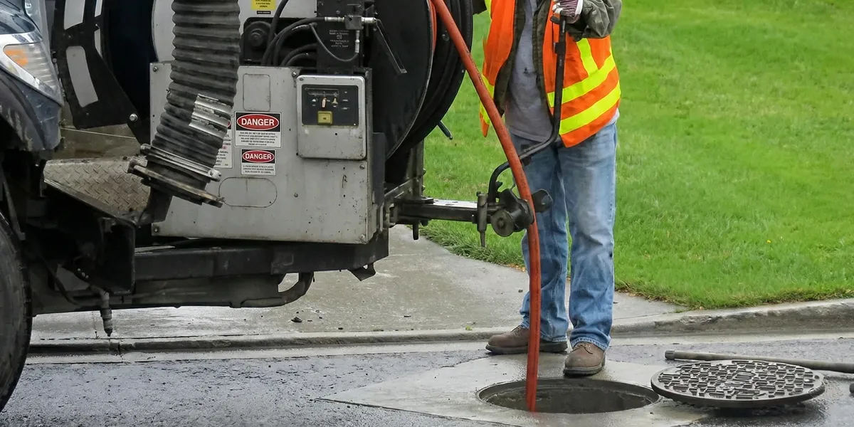 sewage clean up professionals using industrial equipment to remove contaminated wastewater in San Jose, CA